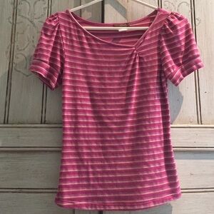 Pearl Pink Striped Tee